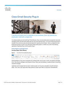 Cisco Email Security Plug-in