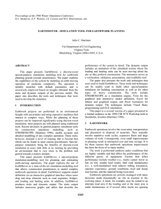Proceedings of the 1998 Winter Simulation Conference