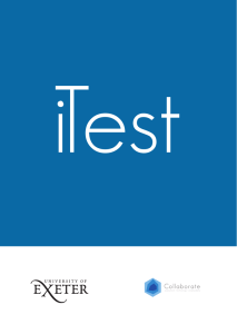 iTest Collaborate assessment technology