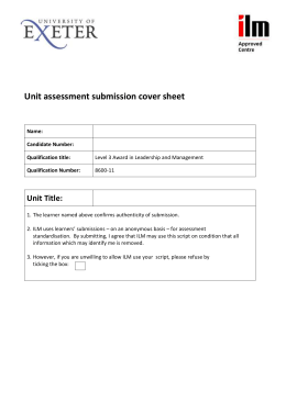 ilm submission cover sheet With any submission, 5 tips for a successful cover letter so, do your homework look them up in call sheet or google them. ilm submission cover sheet With any submission, 5 tips for a successful cover letter so, do your homework look them up in call sheet or google them.