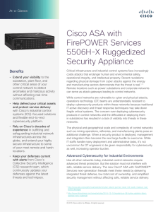 Cisco ASA with FirePOWER Services 5506H-X Ruggedized Security Appliance