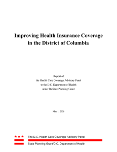 Improving Health Insurance Coverage in the District of Columbia