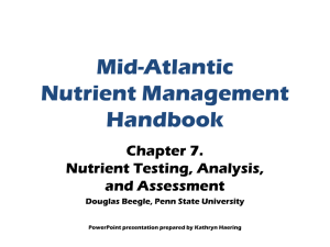Mid-Atlantic Nutrient Management Handbook Chapter 7.