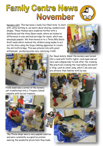 Nursery Unit: This has been a really fun-filled term; to... with, while settling in, we learnt about sharing, numbers and