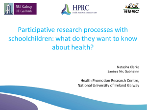 Participative research processes with schoolchildren: what do they want to know
