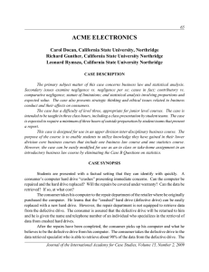 ACME ELECTRONICS