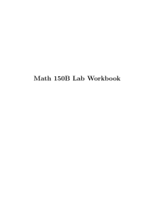 Math 150B Lab Workbook