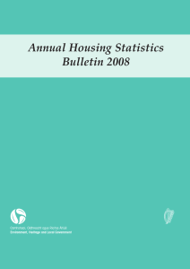 Annual Housing Statistics Bulletin 2008