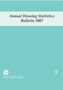 Annual Housing Statistics Bulletin 2007