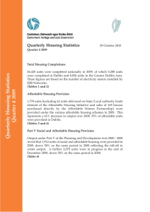 s Quarterly Housing Statistics