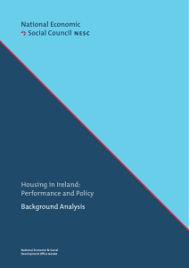 Housing in Ireland: Performance and Policy Background Analysis