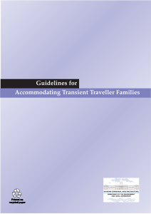 Guidelines for Accommodating Transient Traveller Families