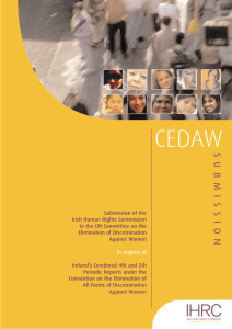 CEDAW SUBMIS SION