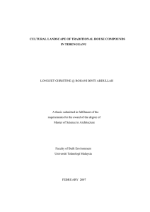 A thesis submitted in fulfilment of the