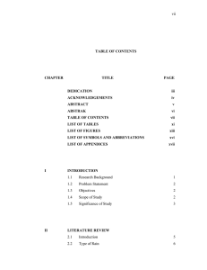 vii TABLE OF CONTENTS CHAPTER