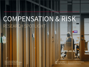 COMPENSATION &amp; RISK RESEARCH SPOTLIGHT
