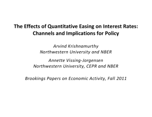 The Effects of Quantitative Easing on Interest Rates: