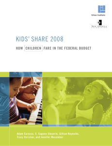 kids’ sharE 2008  Adam Carasso, C. Eugene Steuerle, Gillian Reynolds,