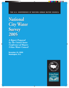 National City Water Survey 2005