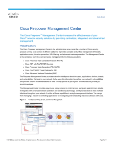 Cisco Firepower Management Center