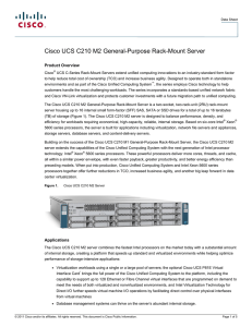 Cisco UCS C210 M2 General-Purpose Rack-Mount Server Product Overview