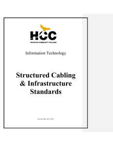 Structured Cabling &amp; Infrastructure Standards Information Technology