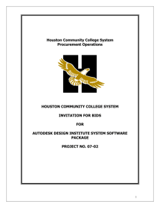 Houston Community College System Procurement Operations  HOUSTON COMMUNITY COLLEGE SYSTEM
