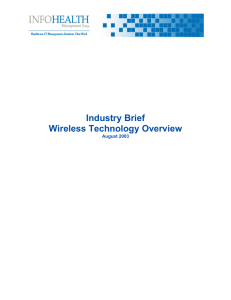 Industry Brief Wireless Technology Overview August 2003