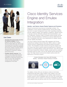 Cisco Identity Services Engine and Emulex Integration At-A-Glance