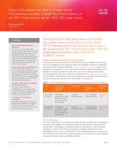 Cisco UCS Delivers the Best 2-Socket Server