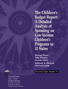 The Children’s Budget Report: A Detailed Analysis of