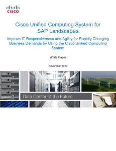 pes Cisco Unified Computing System for SAP Landsca