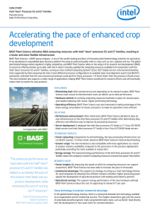 Accelerating the pace of enhanced crop development