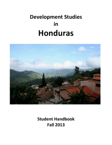 Honduras Development Studies in