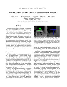 Detecting Partially Occluded Objects via Segmentation and Validation