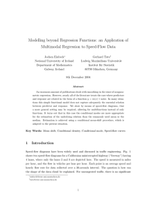 Modelling beyond Regression Functions: an Application of