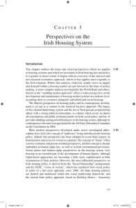 Perspectives on the Irish Housing System C 3