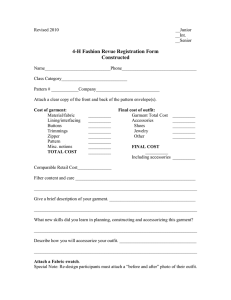 4-H Fashion Revue Registration Form Constructed