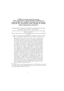 CISM Courses and Lectures: The parameter optimization problem in