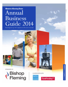 Annual Business Guide 2014 Featuring the top 150 companies in Devon &amp; Cornwall