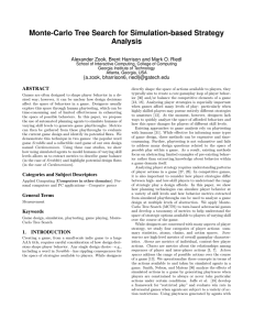 Monte-Carlo Tree Search for Simulation-based Strategy Analysis