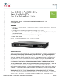 Cisco SLM248G 48-Port 10/100 + 2-Port Gigabit Smart Switch: SFPs