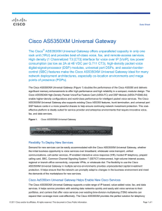 Cisco AS5350XM Universal Gateway