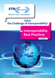 Interoperability Best Practices Solve the Challenge of Interoperability!