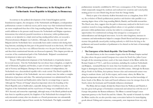Chapter 12:The Emergence of Democracy in the Kingdom of the
