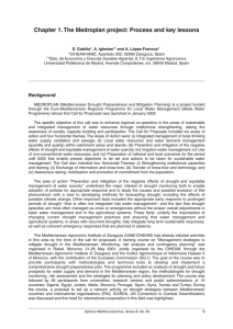 Chapter 1. The Medroplan project: Process and key lessons