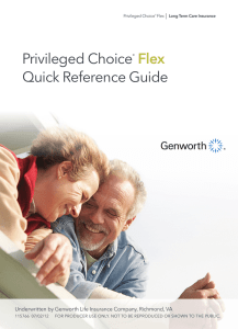 Privileged choice Quick reference Guide  Flex