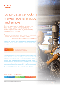 Long-distance look-in makes repairs snappy and simple