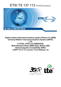 ETSI TS 1 137 113 V13.0.0