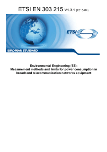 ETSI EN 303 215 V1.3.1